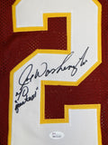 Joe Washington Autographed Maroon Pro Style Jersey- JSA Authenticated