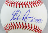 Nolan Ryan Autographed Rawlings OML Baseball With 5714 K's - AIV Hologram *Blue