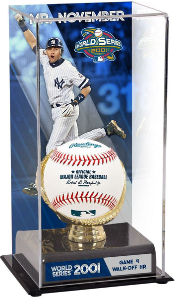 Derek Jeter New York Yankees Mr. November Display Case with Image