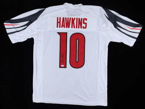 Javian Hawkins Signed Louisville Cardinals Jersey (JSA COA) Atlanta Falcons R.B.