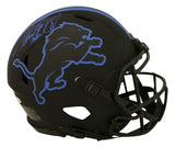 Adrian Peterson Autographed Detroit Lions Authentic Eclipse Helmet BAS 29347