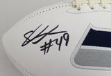 Shaquem Griffin Autographed Seahawks White Logo Football (Smudged) MCS 79406