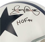 Tony Dorsett Cowboys Signed Throwback 1960-63 Authentic Helmet & "HOF 94" Insc