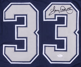 Tony Dorsett Signed Dallas Cowboys Jersey (JSA) 4xPro Bowl R.B. (1978,1981-1983)
