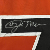 FRAMED Autographed/Signed JOHN MEANS 33x42 Baltimore Orange Jersey Beckett COA