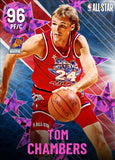 Tom Chambers Signed Phoenix Suns 1990 All Star Game Jersey (JSA COA) Pwr Forward