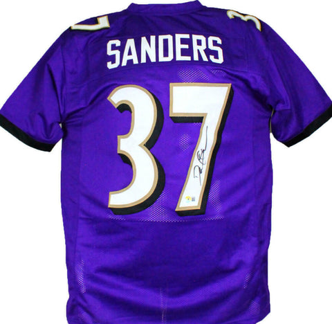 Deion Sanders Autographed Purple Pro Style Jersey-Beckett W Hologram