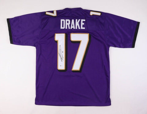 Kenyan Drake Signed Baltimore Ravens Jersey (Beckett) Former Crimson Tide R.B.