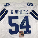 Autographed/Signed Randy White HOF 94 Dallas White Football Jersey JSA COA