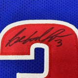 Autographed/Signed Ben Wallace Detroit Blue Basketball Jersey JSA COA Auto