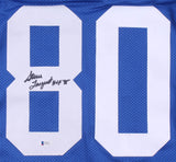 Steve Largent Signed Seattle Seahawks Jersey Inscribed "HOF '95" (Beckett COA)