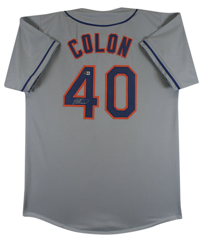 Bartolo Colon Authentic Signed Grey Pro Style Jersey Autographed BAS Witnessed