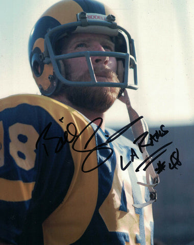 Bill Simpson Autographed/Signed Los Angeles Rams 8x10 Photo 30139