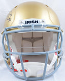 Rudy Ruettiger Signed Notre Dame Riddell F/S Speed Auth Helmet w/Story-Beckett W