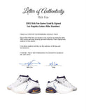 Rick Fox Signed Game Used 2001 Season Pair of Nike Sneakers Fox LOA