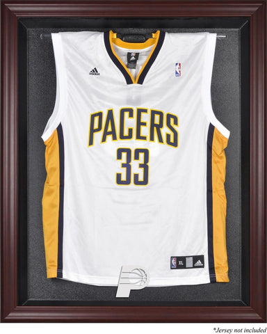 Indiana Pacers Mahogany Framed Team Logo Jersey Display Case