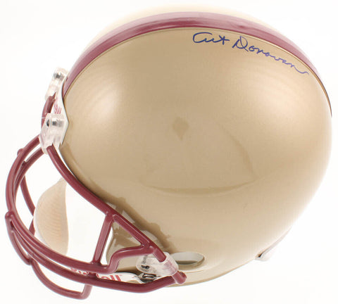 Art Donovan Signed Boston College Eagles Full-Size Helmet (Beckett COA) HOF 1968