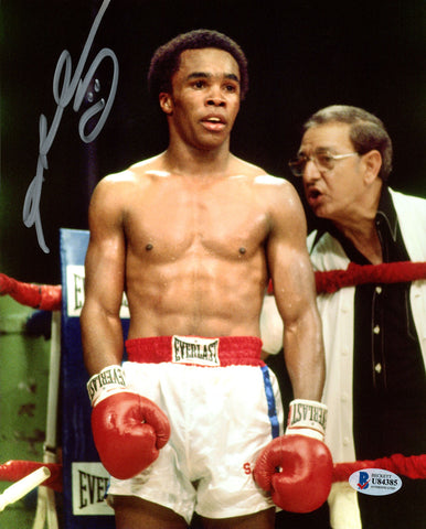 SUGAR RAY LEONARD AUTHENTIC AUTOGRAPHED SIGNED 8X10 PHOTO BECKETT 178125