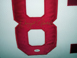 Dwight Clark Signed 49ers 28" x 34" Custom Framed Jersey (JSA) W.R.(1979-1987)