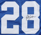 Marshall Faulk Signed Indianapolis Colts Jersey (JSA COA) NFL MVP 2000 / R.B.