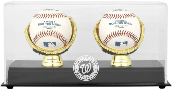 Nationals Gold Glove Double Baseball Logo Display Case - Fanatics