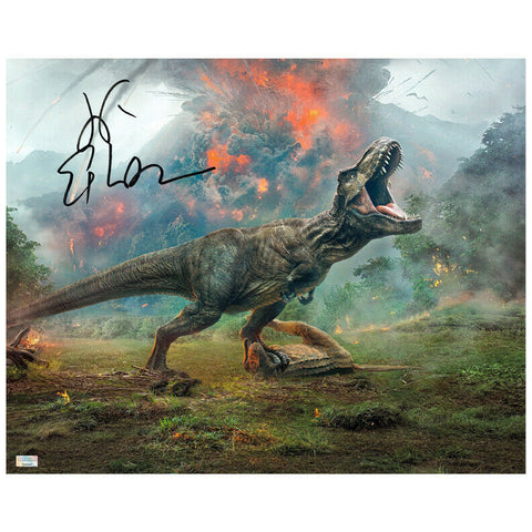 Jeff Goldblum Autographed Jurassic Park T-Rex 16x20 Photo