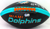 Mike Gesicki Autographed Miami Dolphins Black Logo Football- Beckett W *White