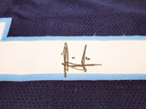 TENNESSEE TITANS VINCE YOUNG AUTOGRAPHED SIGNED BLUE JERSEY JSA STOCK #202303