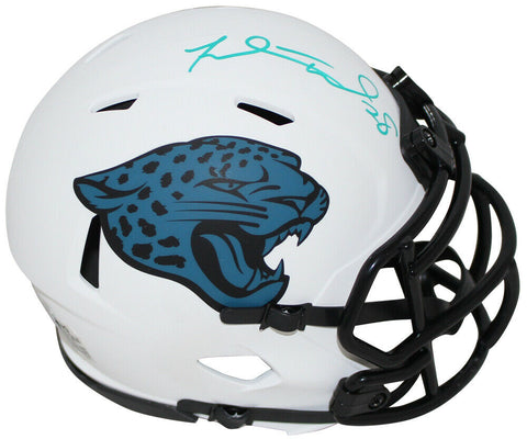 Fred Taylor Autographed/Signed Jacksonville Jaguars Lunar Mini Helmet BAS 32543