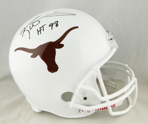 Ricky Williams Signed Texas Longhorns F/S Riddell Helmet w/HT- JSA W