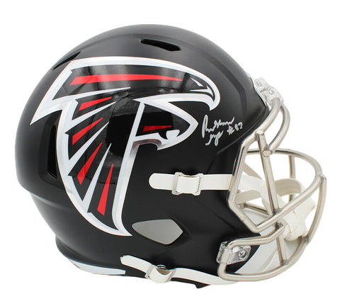 Russell Gage Signed Atlanta Falcons Speed Full Size NFL Helmet