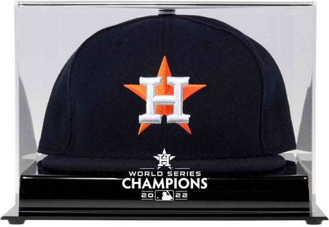 Houston Astros 2022 WS Champs Acrylic Logo Cap Display Case