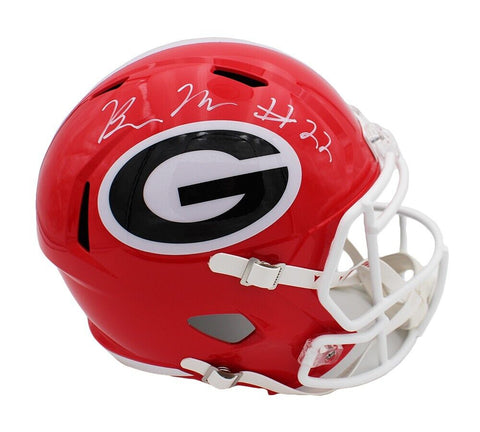 Branson Robinson Signed Georgia Bulldog Speed Full Sized NCAA Helmet