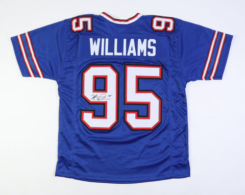 Kyle Williams Signed Bills Blue Jersey (JSA) Buffalo 6xPro Bowl Defensive Tackle