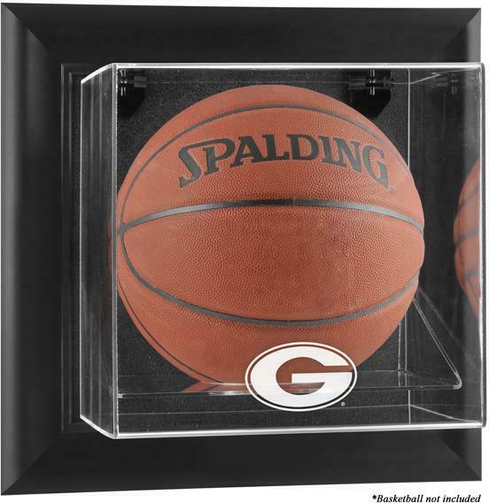 Georgia Bulldogs Black Framed Wall-Mountable Basketball Display Case - Fanatics