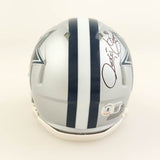 Raghib "Rocket" Ismail Signed Dallas Cowboys Mini Helmet (Beckett) Wide Receiver