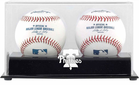 Philadelphia Phillies Two Baseball Cube 2019 Logo Display Case - Fanatics