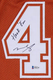 Mohamed Bamba Signed Texas Longhorns Jersey Inscribed "Hook 'Em" (Beckett COA)