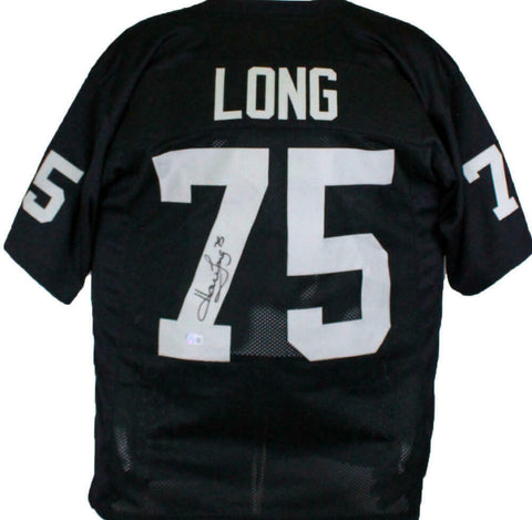 Howie Long Autographed Black Pro Style Jersey-Beckett W Hologram