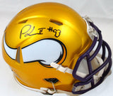 Patrick Jones Autographed Minnesota Vikings Flash Speed Mini Helmet-BeckettWHolo