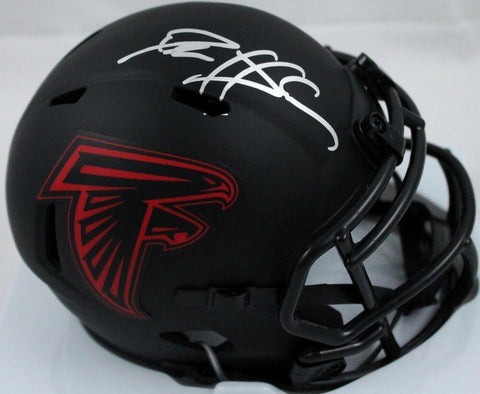 Deion Sanders Autographed Atlanta Falcons Eclipse Mini Helmet-Beckett W Hologram
