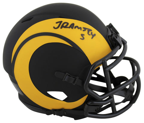 Rams Jalen Ramsey Authentic Signed Eclipse Speed Mini Helmet JSA Witness