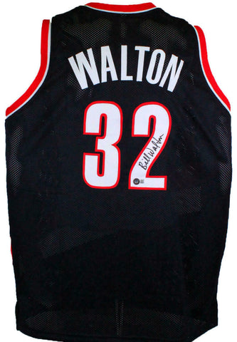 Bill Walton Autographed Black Pro Basketball Jersey-Beckett W Hologram *Black
