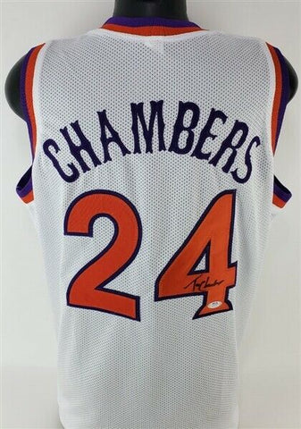 Tom Chambers Signed Phoenix Suns Jersey (PSA COA) #8 Overall Pk 1981 NBA Draft