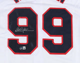 Charlie Sheen Signed "Major League" Cleveland Indians Jersey (Beckett Holo)