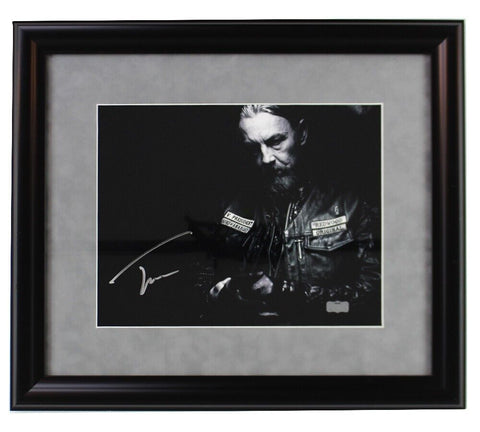 Tommy Flanagan Signed Sons Of Anarchy Framed 11x14 Black and White Photo