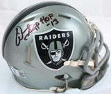 Warren Sapp Autographed Raiders Flash Speed Mini Helmet w/HOF-Beckett W Hologram