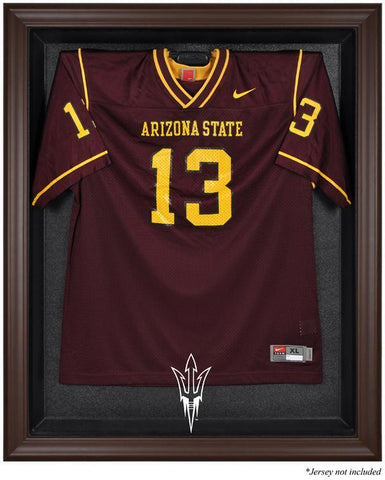 Arizona State Sun Devils Brown Framed Logo Jersey Display Case