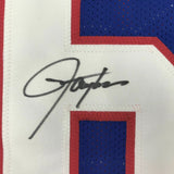 Autographed/Signed LAWRENCE TAYLOR New York Blue Football Jersey JSA COA Auto