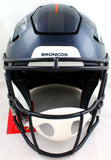 Shannon Sharpe Signed Authentic Broncos SpeedFlex F/S Helmet- Beckett W *Silver